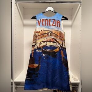 Dolce & Gabbana Floral Accent Dress